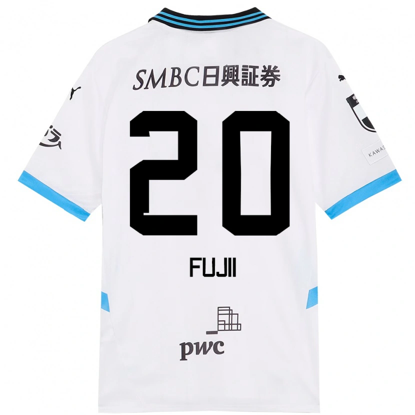 Danxen Hombre Camiseta Rensuke Fujii #20 Azul Celeste Negro 2ª Equipación 2025/26 La Camisa
