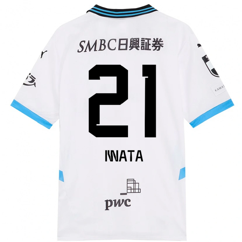 Danxen Hombre Camiseta Kantaro Iwata #21 Azul Celeste Negro 2ª Equipación 2025/26 La Camisa