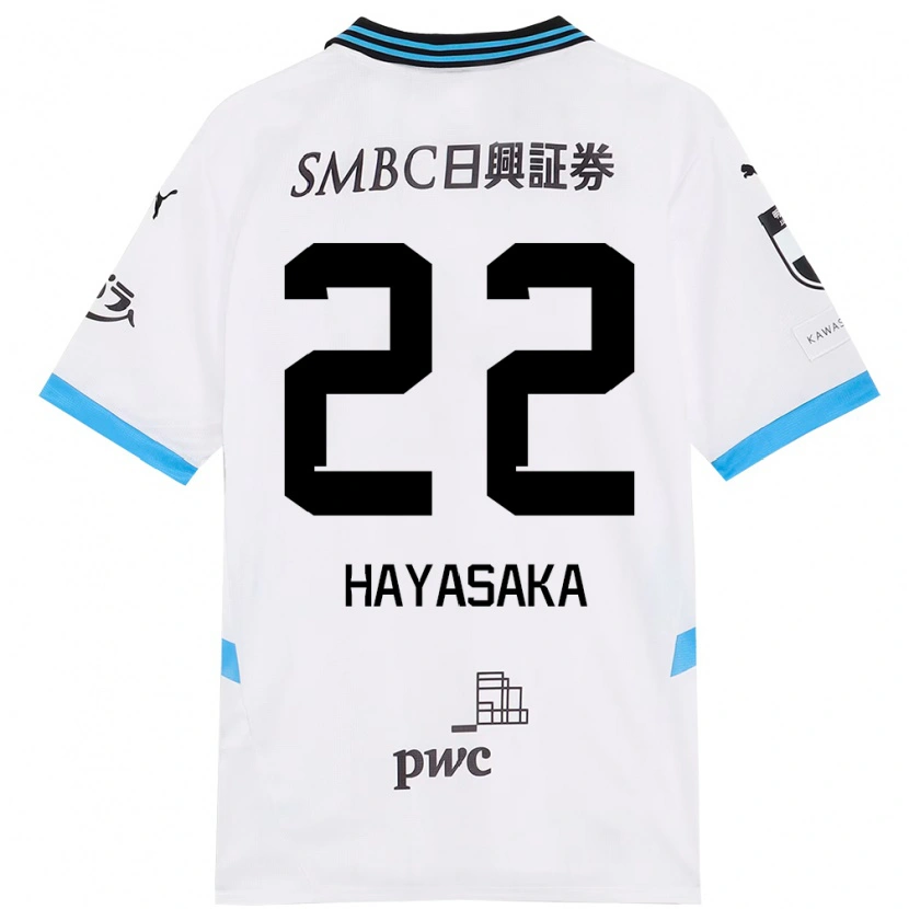 Danxen Hombre Camiseta Yuki Hayasaka #22 Azul Celeste Negro 2ª Equipación 2025/26 La Camisa