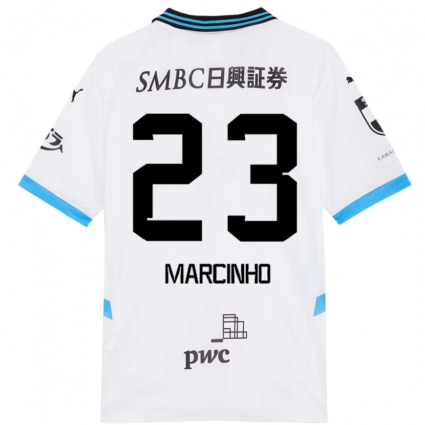 Danxen Hombre Camiseta Marcinho #23 Azul Celeste Negro 2ª Equipación 2025/26 La Camisa