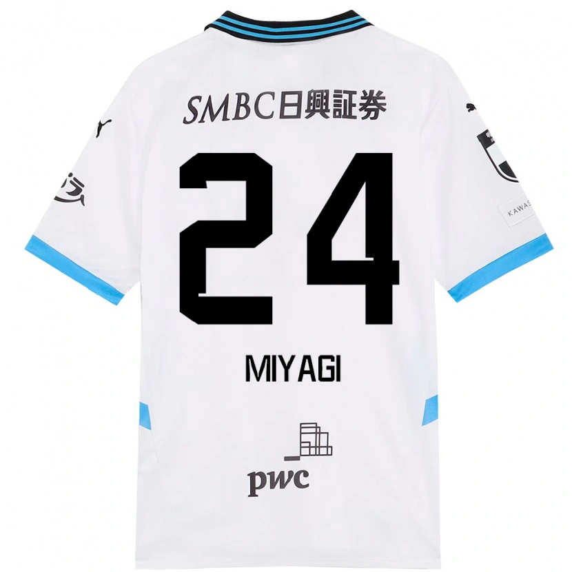 Danxen Hombre Camiseta Ten Miyagi #24 Azul Celeste Negro 2ª Equipación 2025/26 La Camisa