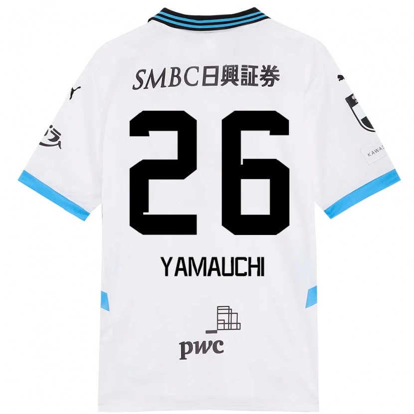 Danxen Hombre Camiseta Hinata Yamauchi #26 Azul Celeste Negro 2ª Equipación 2025/26 La Camisa