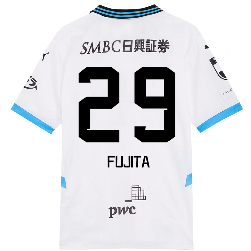 Danxen Hombre Camiseta Asuto Fujita #29 Azul Celeste Negro 2ª Equipación 2025/26 La Camisa