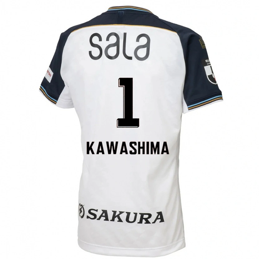 Danxen Hombre Camiseta Eiji Kawashima #1 Azul Celeste Negro 2ª Equipación 2025/26 La Camisa