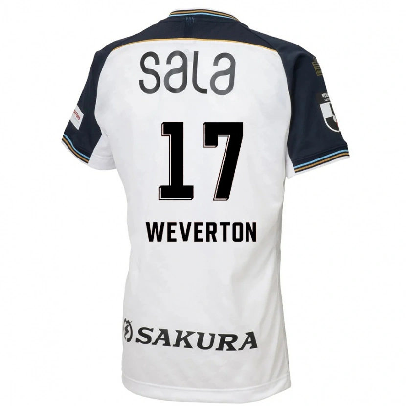 Danxen Hombre Camiseta Weverton #17 Azul Celeste Negro 2ª Equipación 2025/26 La Camisa