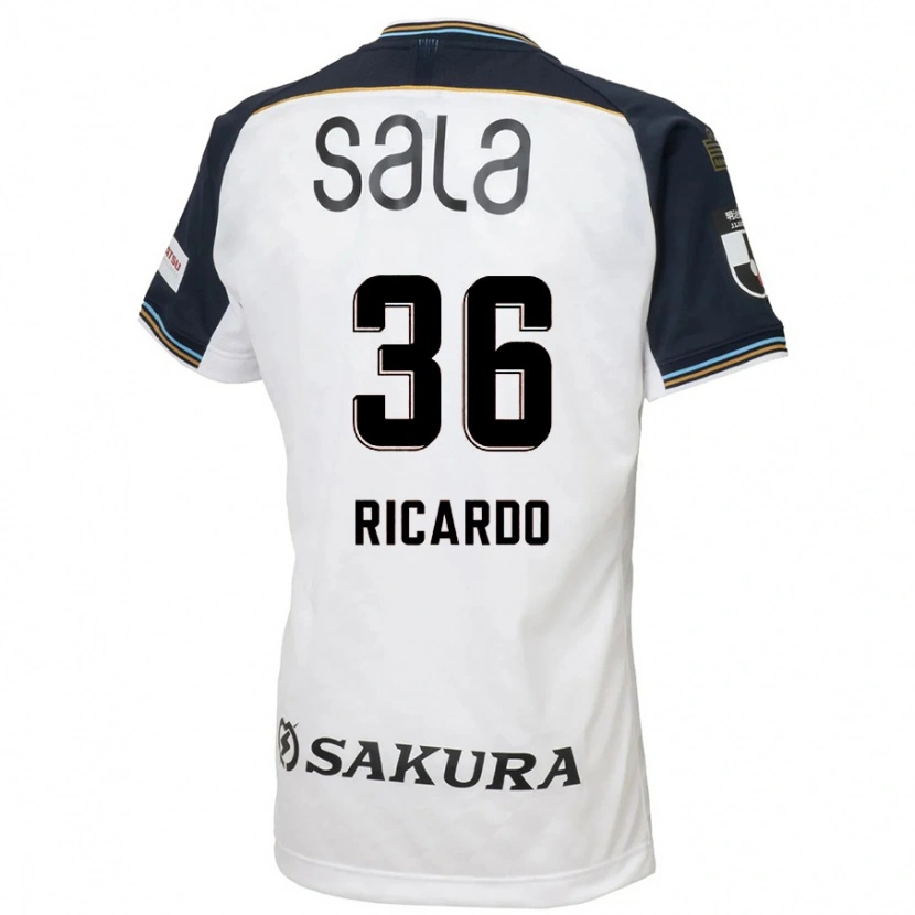 Danxen Hombre Camiseta Ricardo Graça #36 Azul Celeste Negro 2ª Equipación 2025/26 La Camisa