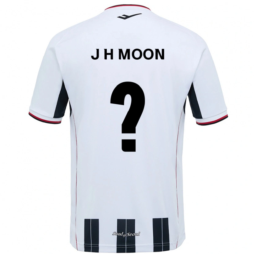 Danxen Hombre Camiseta Ji-Hwan Moon #0 Negro Rojo 2ª Equipación 2025/26 La Camisa