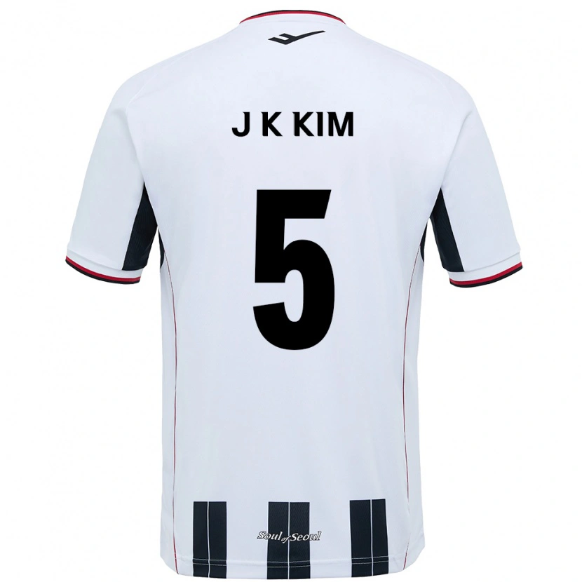 Danxen Hombre Camiseta Jae-Kang Kim #5 Negro Rojo 2ª Equipación 2025/26 La Camisa