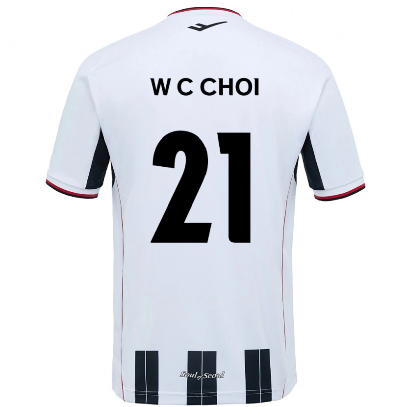 Danxen Hombre Camiseta Cheol-Won Choi #21 Negro Rojo 2ª Equipación 2025/26 La Camisa