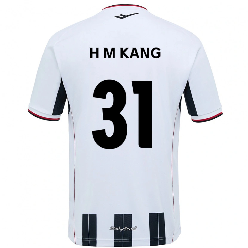 Danxen Hombre Camiseta Hyeon-Mu Kang #31 Negro Rojo 2ª Equipación 2025/26 La Camisa
