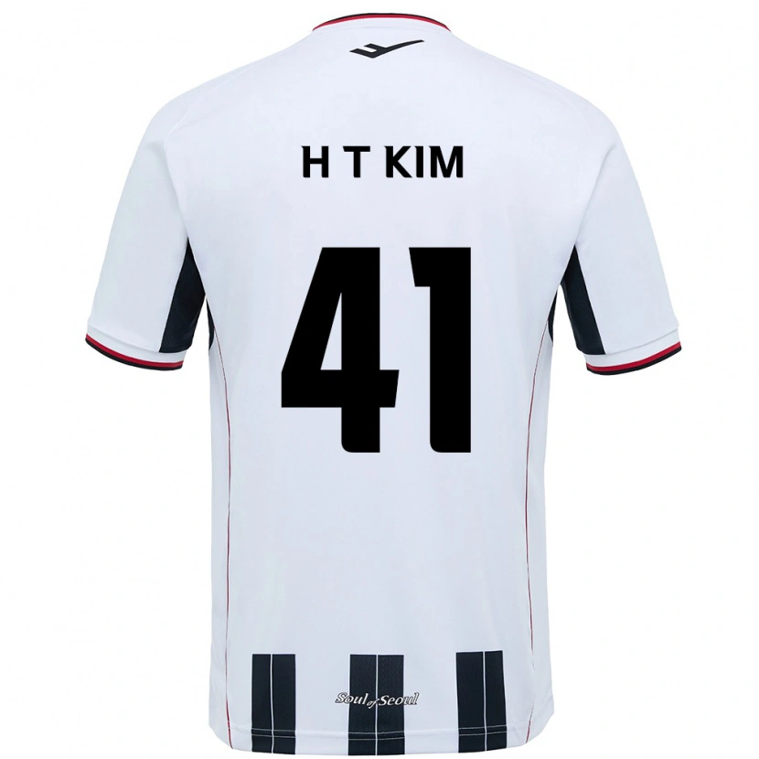 Danxen Hombre Camiseta Tae-Ho Kim #41 Negro Rojo 2ª Equipación 2025/26 La Camisa