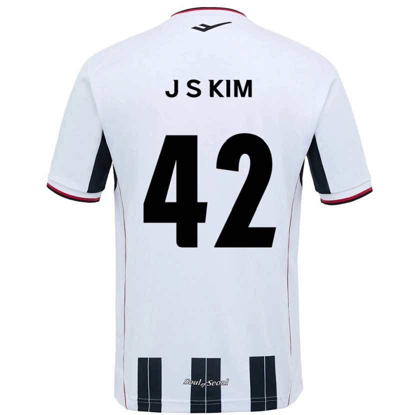 Danxen Hombre Camiseta Shin-Jin Kim #42 Negro Rojo 2ª Equipación 2025/26 La Camisa
