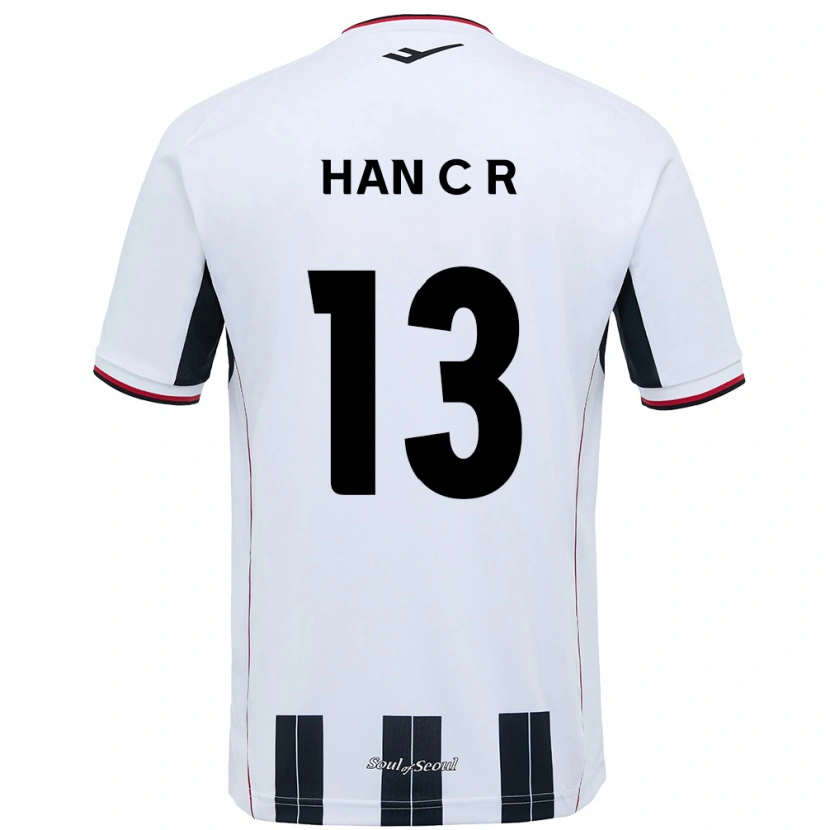 Danxen Hombre Camiseta Han Chae-Rin #13 Negro Rojo 2ª Equipación 2025/26 La Camisa