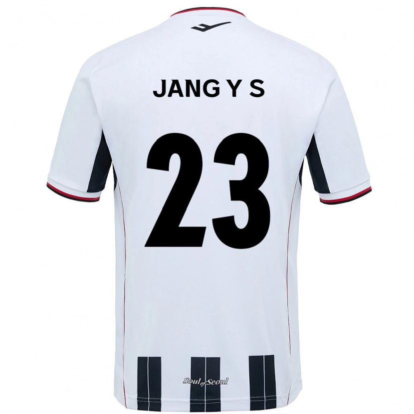Danxen Hombre Camiseta Jang Yoon-Seo #23 Negro Rojo 2ª Equipación 2025/26 La Camisa