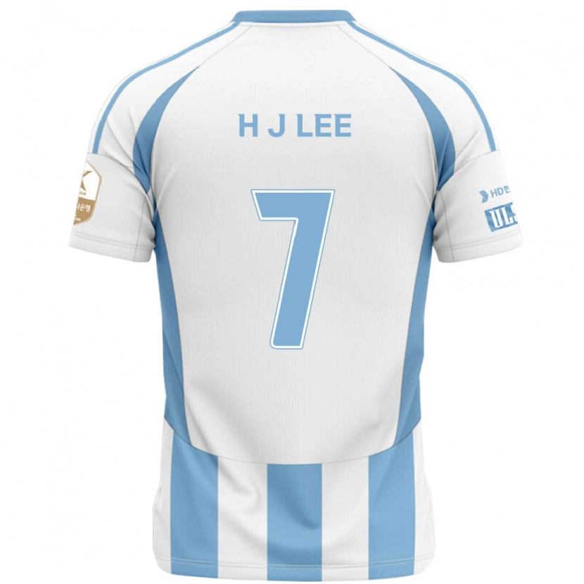 Danxen Hombre Camiseta Jae-Hun Lee #7 Azul Real Amarillo 2ª Equipación 2025/26 La Camisa