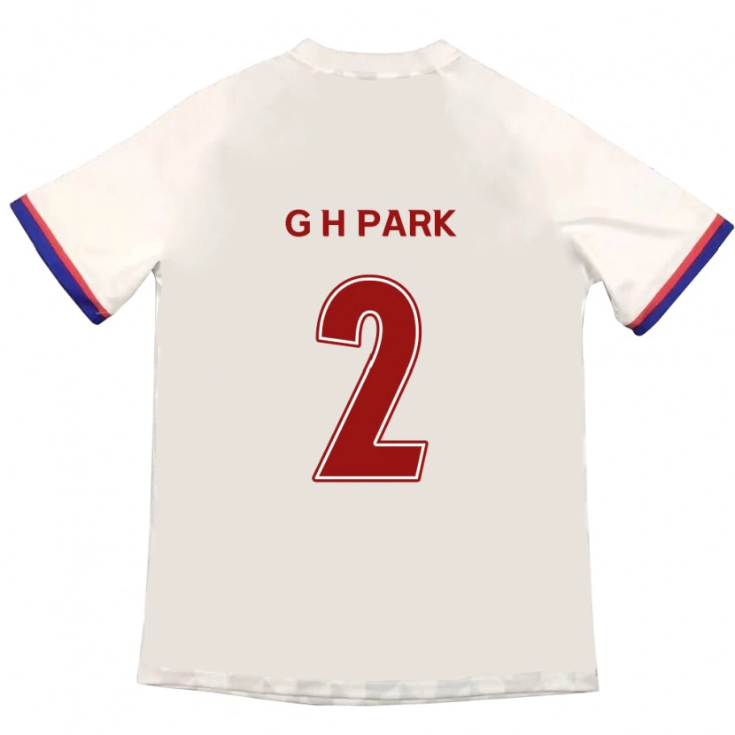 Danxen Hombre Camiseta Hyo-Geun Park #2 Azul Real Rojo 2ª Equipación 2025/26 La Camisa