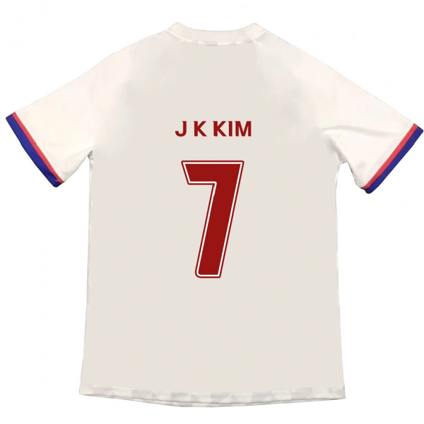 Danxen Hombre Camiseta Ki-Jun Kim #7 Azul Real Rojo 2ª Equipación 2025/26 La Camisa