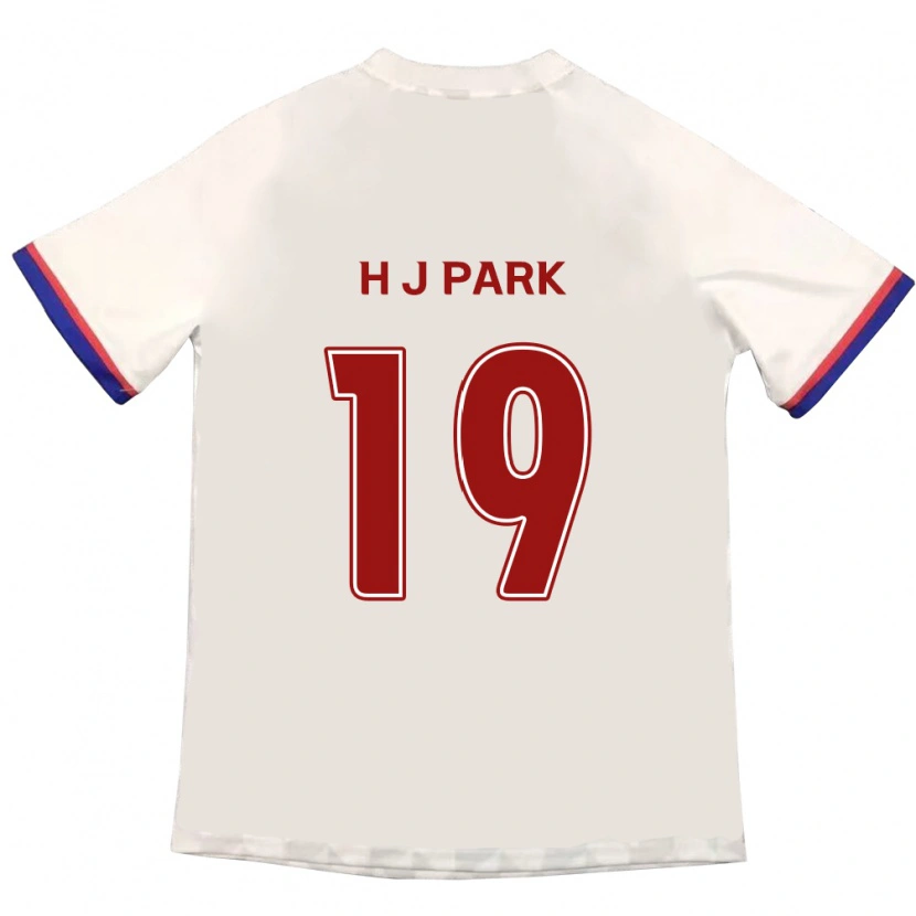 Danxen Hombre Camiseta Jun-Hui Park #19 Azul Real Rojo 2ª Equipación 2025/26 La Camisa