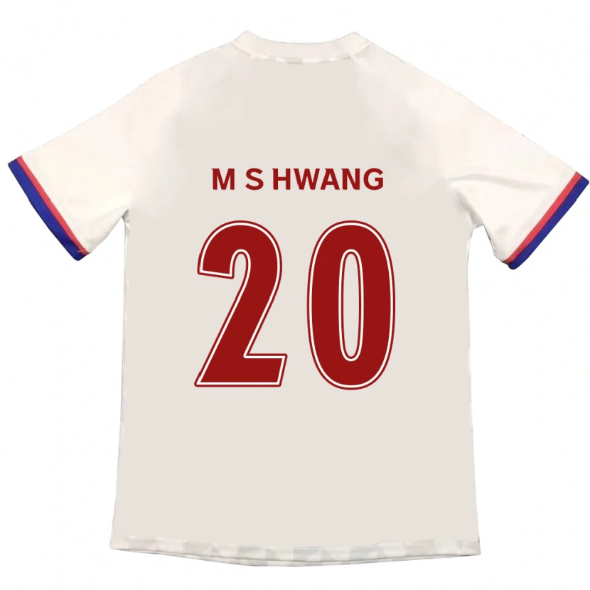 Danxen Hombre Camiseta Soon-Min Hwang #20 Azul Real Rojo 2ª Equipación 2025/26 La Camisa