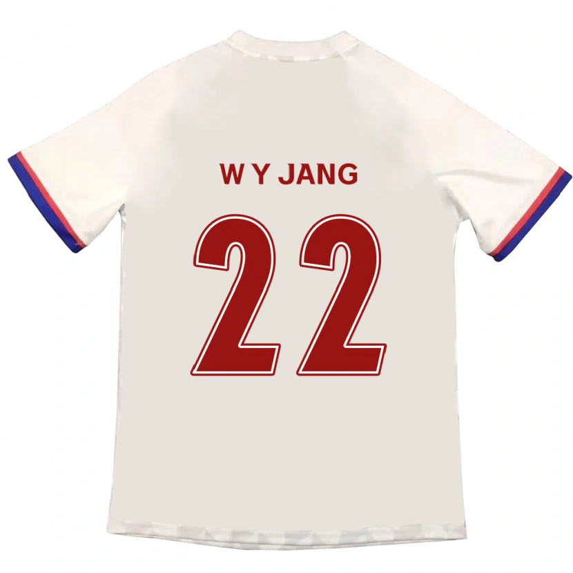 Danxen Hombre Camiseta Young-Woo Jang #22 Azul Real Rojo 2ª Equipación 2025/26 La Camisa