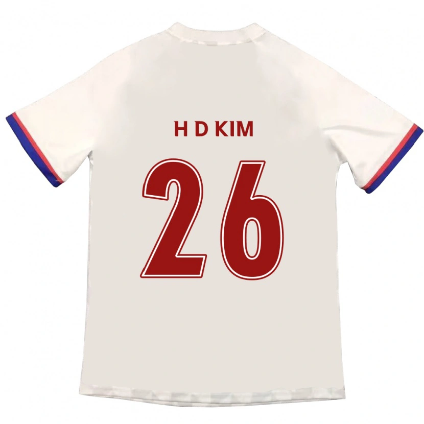 Danxen Hombre Camiseta Dae-Hyun Kim #26 Azul Real Rojo 2ª Equipación 2025/26 La Camisa