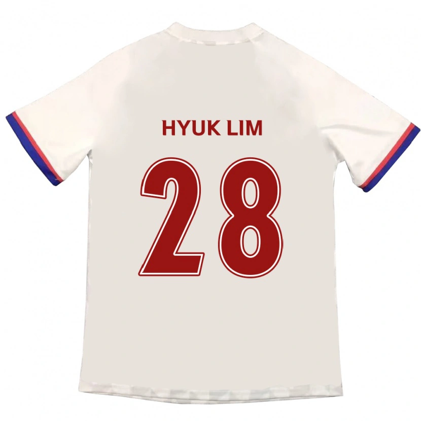 Danxen Hombre Camiseta Hyuk Lim #28 Azul Real Rojo 2ª Equipación 2025/26 La Camisa