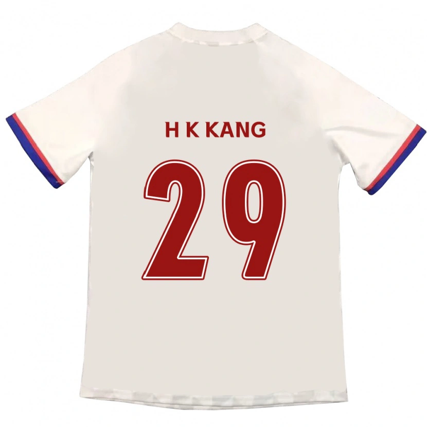 Danxen Hombre Camiseta Kyo-Hun Kang #29 Azul Real Rojo 2ª Equipación 2025/26 La Camisa