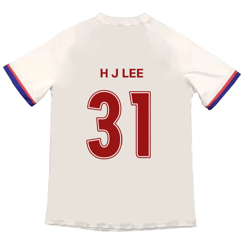 Danxen Hombre Camiseta Jae-Hoon Lee #31 Azul Real Rojo 2ª Equipación 2025/26 La Camisa