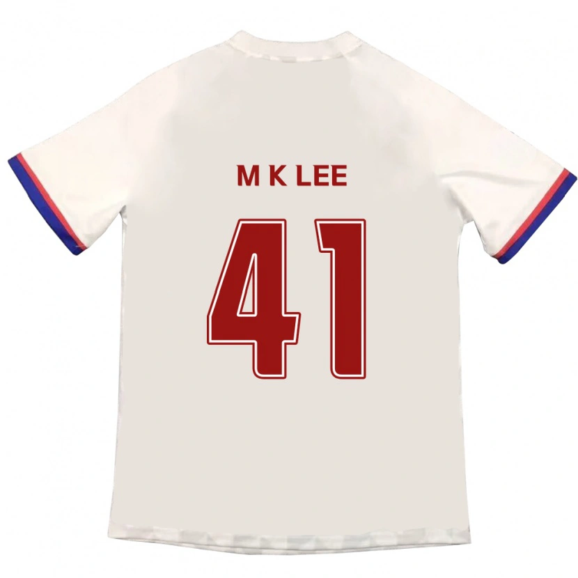 Danxen Hombre Camiseta Kyung-Min Lee #41 Azul Real Rojo 2ª Equipación 2025/26 La Camisa
