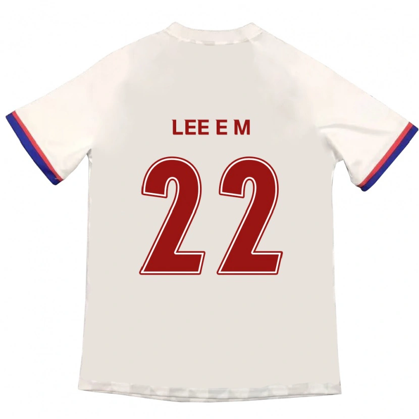 Danxen Hombre Camiseta Lee Eun-Mi #22 Azul Real Rojo 2ª Equipación 2025/26 La Camisa