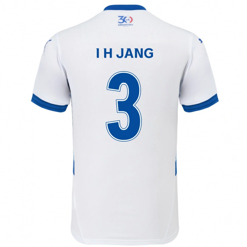 Danxen Hombre Camiseta Ho-Ik Jang #3 Azul Real Blanco 2ª Equipación 2025/26 La Camisa