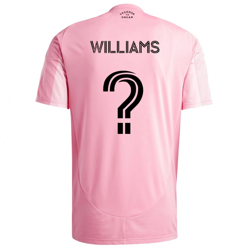 Danxen Mujer Camiseta Chaz Williams #0 Negro Rosa 1ª Equipación 2025/26 La Camisa