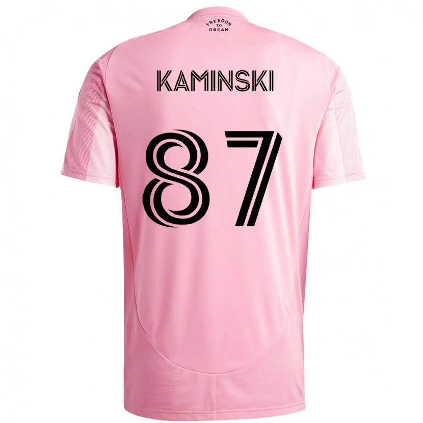 Danxen Mujer Camiseta Brett Kaminski #87 Negro Rosa 1ª Equipación 2025/26 La Camisa