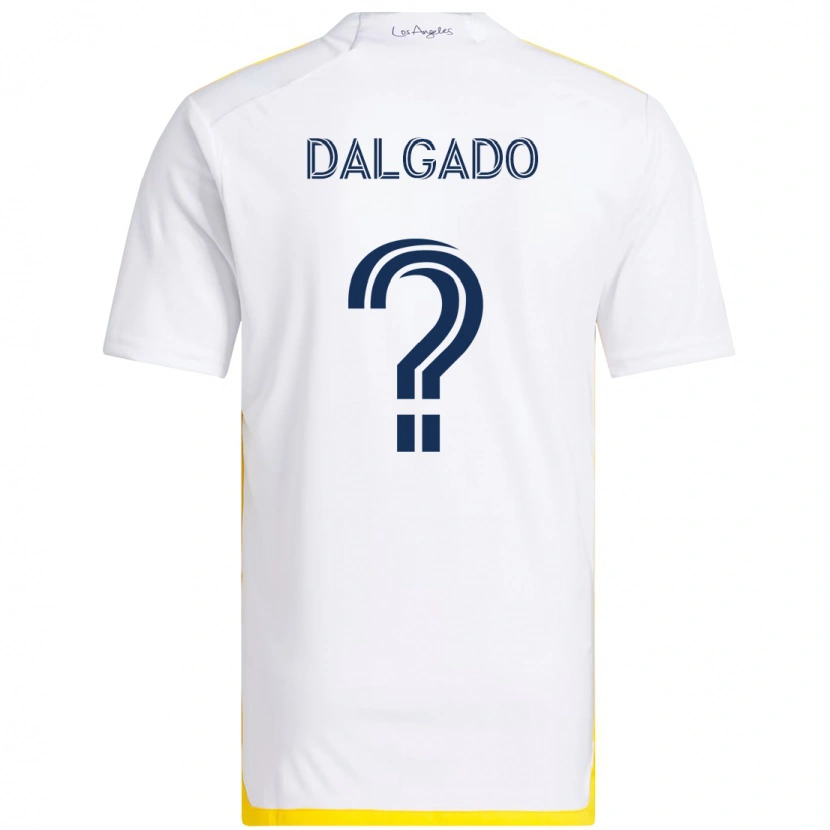 Danxen Mujer Camiseta Riley Dalgado #0 Blanco Amarillo 1ª Equipación 2025/26 La Camisa