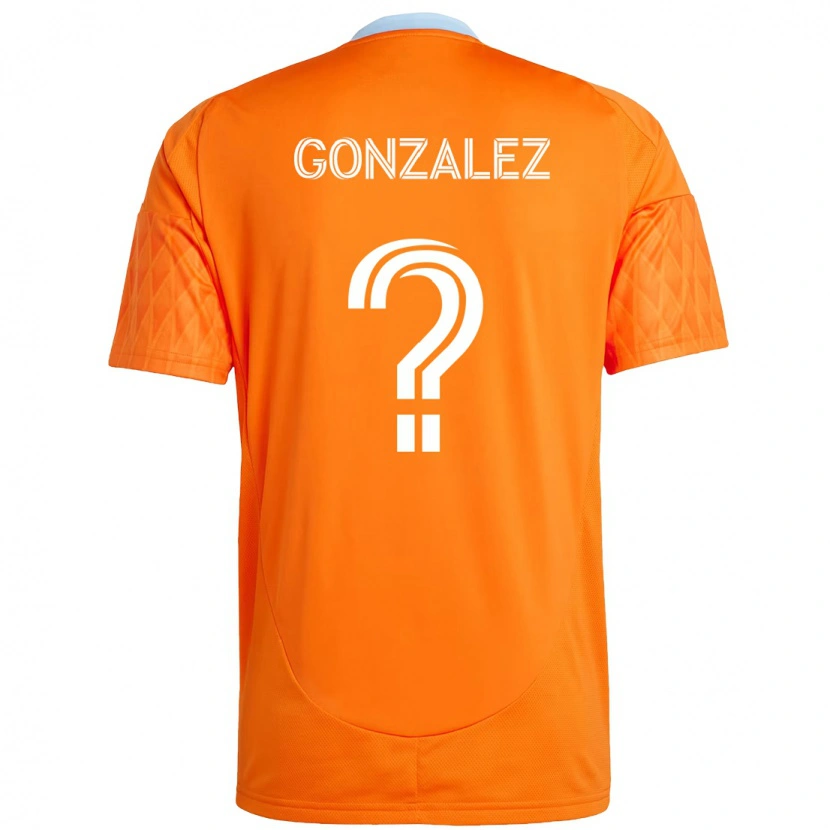 Danxen Mujer Camiseta Axel Gonzalez #0 Morado Naranja 1ª Equipación 2025/26 La Camisa