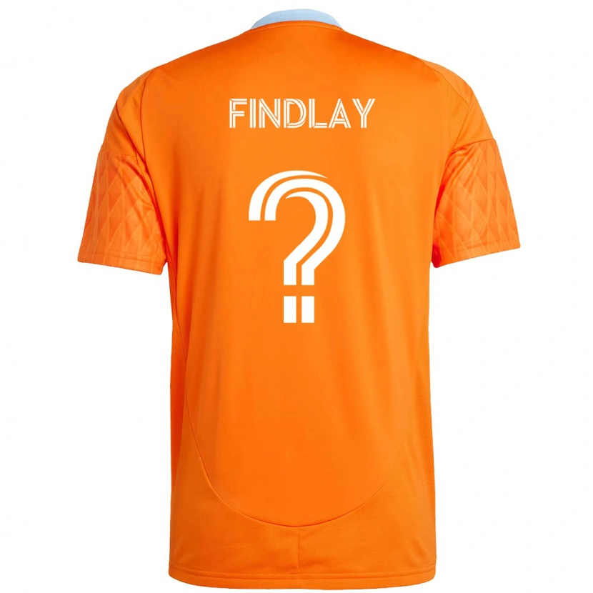 Danxen Mujer Camiseta Maddox Findlay #0 Naranja Blanco 1ª Equipación 2025/26 La Camisa