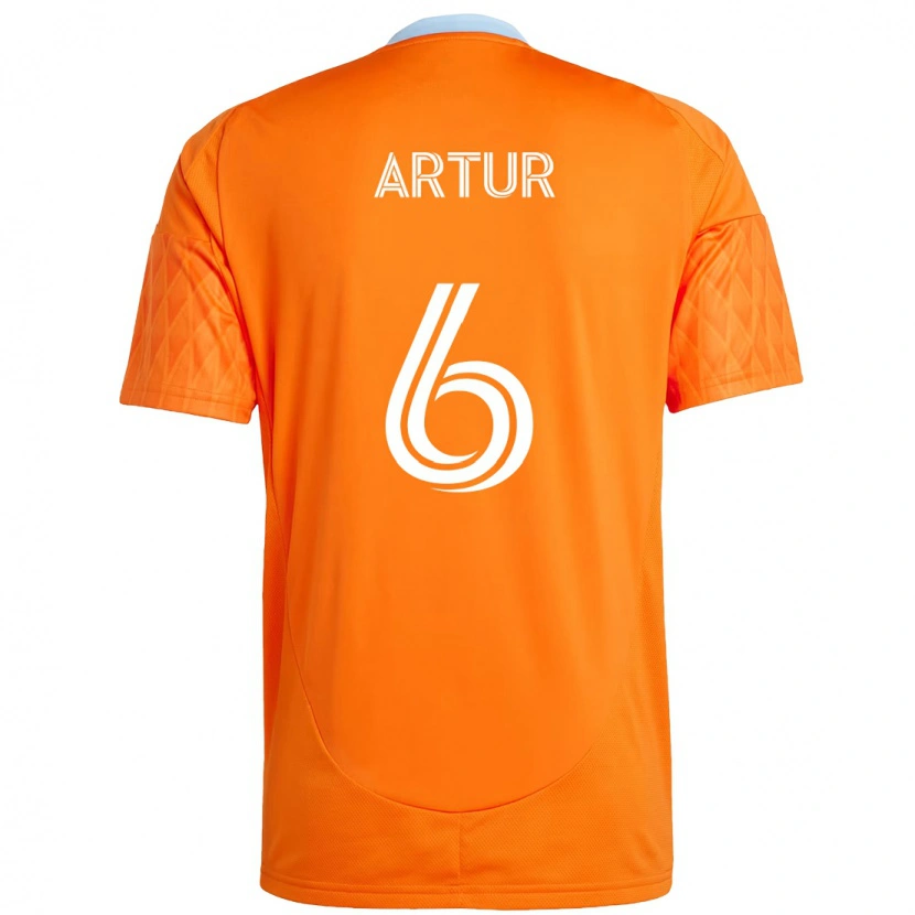Danxen Mujer Camiseta Artur #6 Morado Naranja 1ª Equipación 2025/26 La Camisa