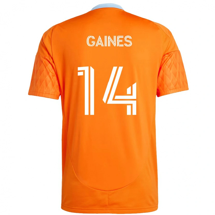 Danxen Mujer Camiseta Mckinze Gaines #14 Morado Naranja 1ª Equipación 2025/26 La Camisa