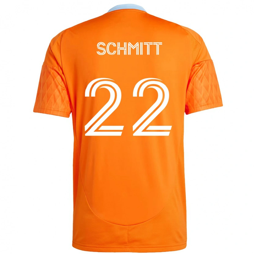 Danxen Mujer Camiseta Tate Schmitt #22 Morado Naranja 1ª Equipación 2025/26 La Camisa