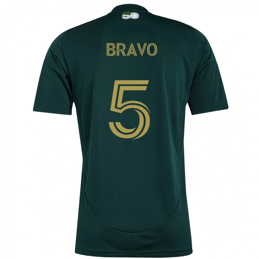 Danxen Mujer Camiseta Claudio Bravo #5 Negro Marrón 1ª Equipación 2025/26 La Camisa
