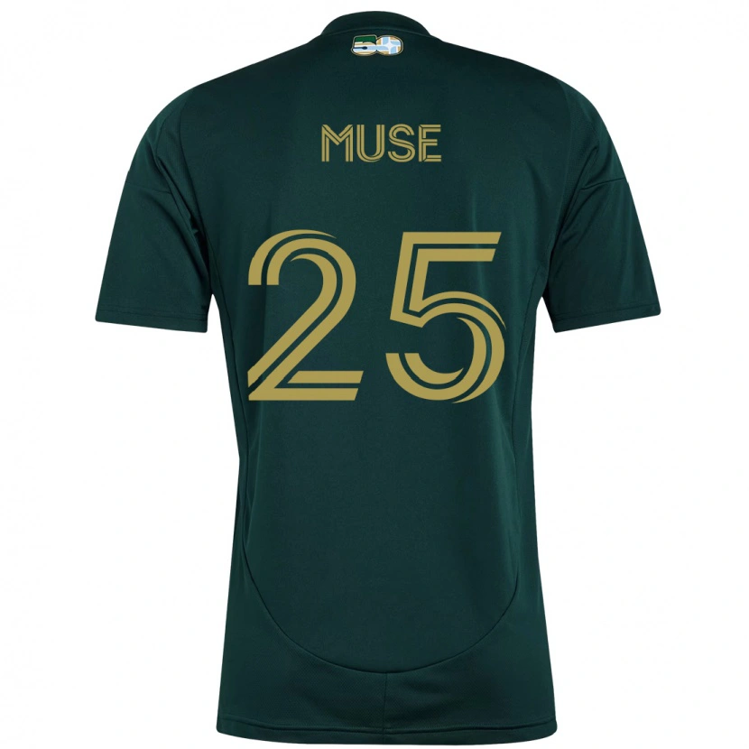 Danxen Mujer Camiseta Trey Muse #25 Beige Verde 1ª Equipación 2025/26 La Camisa