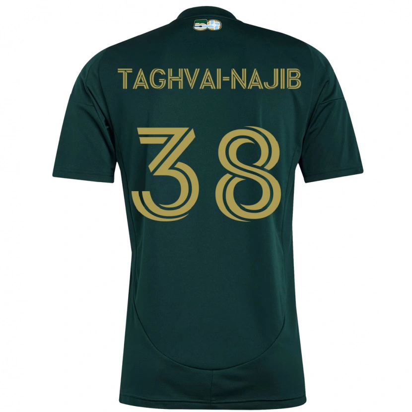 Danxen Mujer Camiseta Braxton Taghvai-Najib #38 Beige Verde 1ª Equipación 2025/26 La Camisa