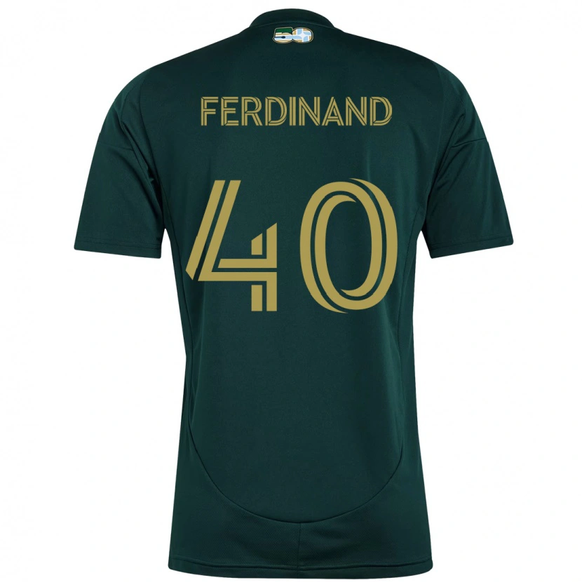 Danxen Mujer Camiseta Keesean Ferdinand #40 Beige Verde 1ª Equipación 2025/26 La Camisa