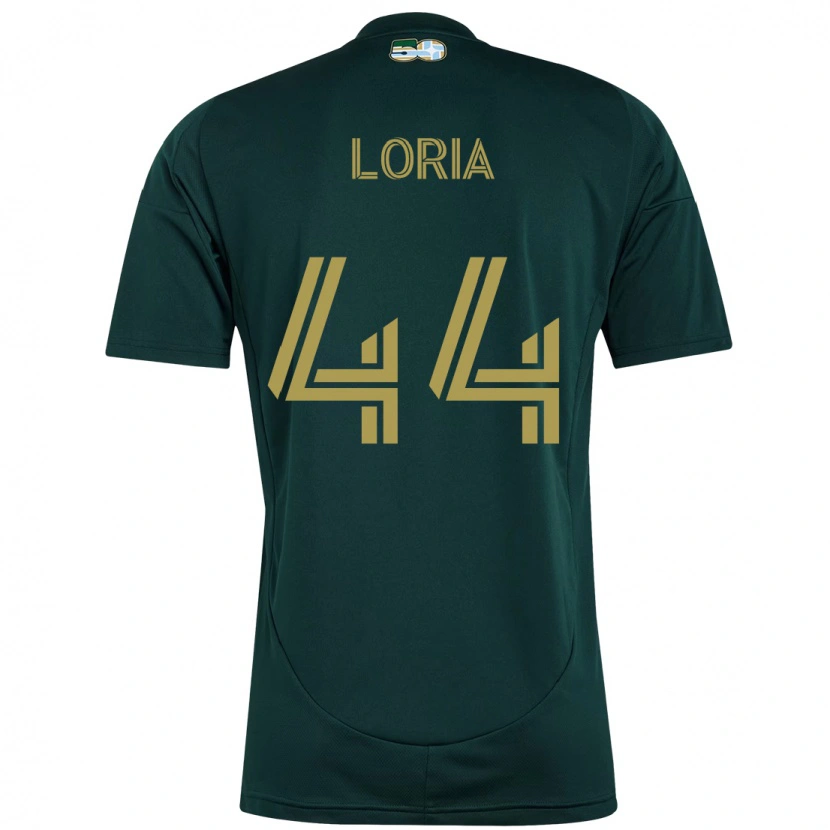 Danxen Mujer Camiseta Marvin Loría #44 Beige Verde 1ª Equipación 2025/26 La Camisa