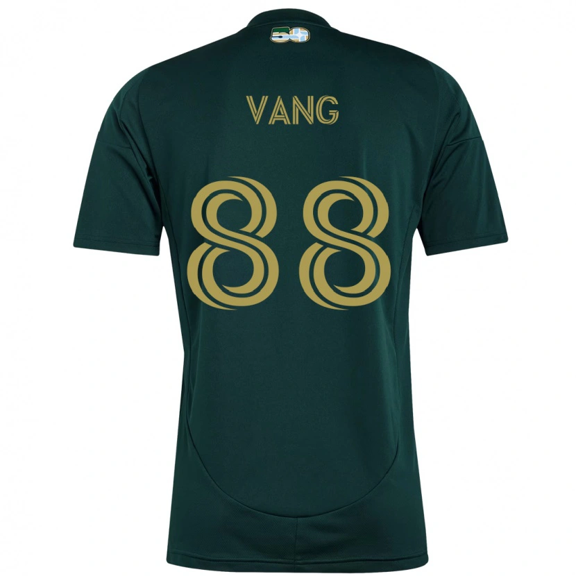 Danxen Mujer Camiseta Michael Vang #88 Beige Verde 1ª Equipación 2025/26 La Camisa