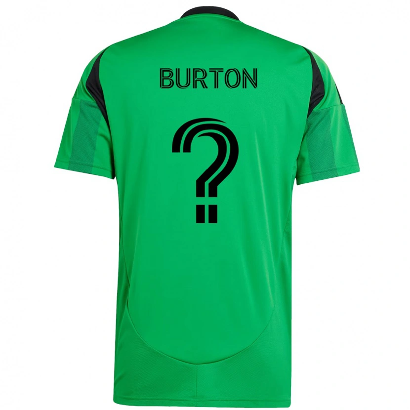 Danxen Mujer Camiseta Micah Burton #0 Blanco Verde 1ª Equipación 2025/26 La Camisa