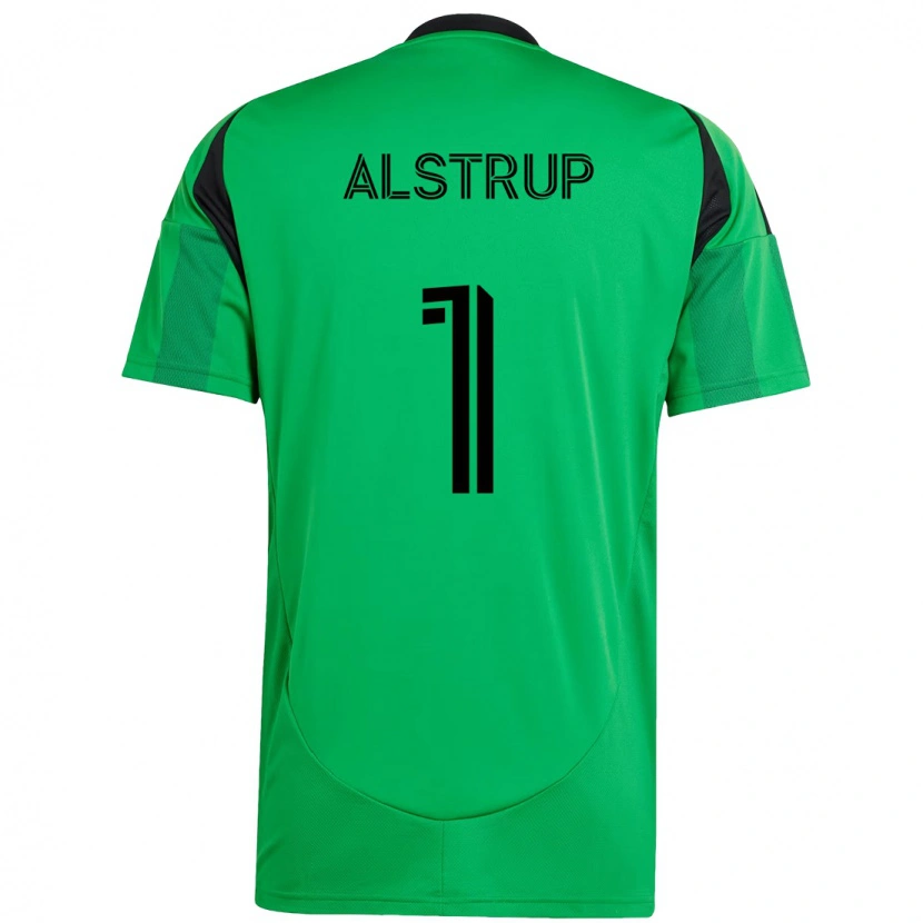 Danxen Mujer Camiseta Marcus Alstrup #1 Blanco Verde 1ª Equipación 2025/26 La Camisa