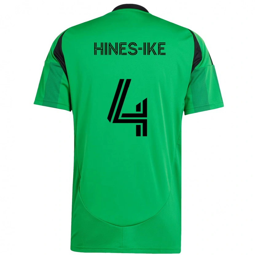 Danxen Mujer Camiseta Brendan Hines-Ike #4 Verde Negro 1ª Equipación 2025/26 La Camisa