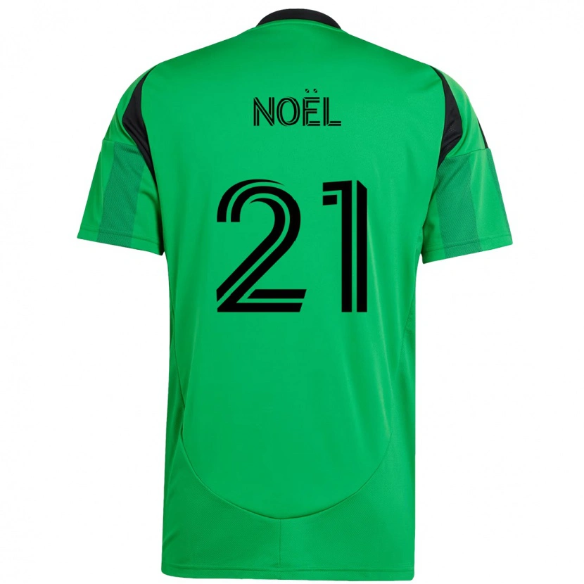Danxen Mujer Camiseta Valentin Noël #21 Blanco Verde 1ª Equipación 2025/26 La Camisa