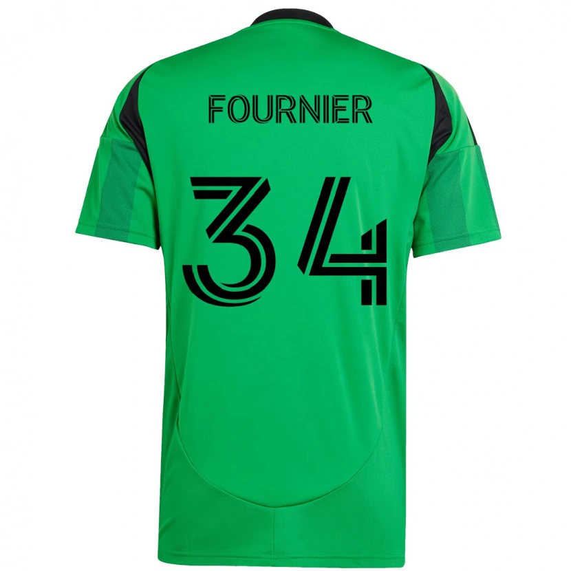 Danxen Mujer Camiseta Drake Fournier #34 Blanco Verde 1ª Equipación 2025/26 La Camisa